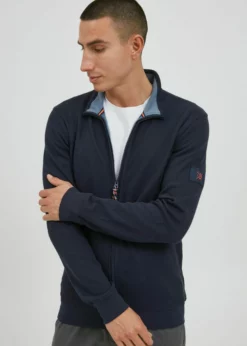 Indicode Jeans ARCELIO - Kardigan - Navy | Elegancki sweter męski w kolorze granatowym