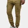 Indicode Jeans IDBROMFIELD - Bojówki w Kolorze Olive | Wysoka Jakość | Odzież Męska