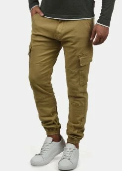 Indicode Jeans IDBROMFIELD - Bojówki w Kolorze Olive | Wysoka Jakość | Odzież Męska
