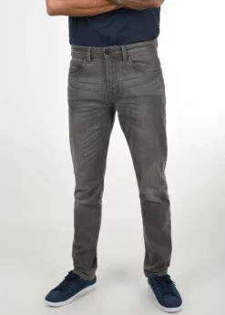 Indicode Jeans IDQUEBEC - Jeansy Slim Fit - Jasnoszary | Odzież