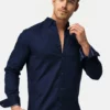 Indicode Jeans LANGARM KEPNER - Koszula Navy | Elegancka i Wygodna Odzież Męska