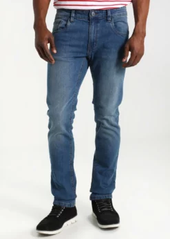 Indicode Jeans PITTSBURG - Jeansy Slim Fit - Medium Indigo | Odzież Męska