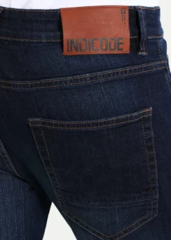 Indicode Jeans PITTSBURG - Jeansy Slim Fit - Ciemny Niebieski | Markowe Spodnie Męskie -Indicode Jeans Sklep cbcefda72a9e4d028d479d05f5b271f2