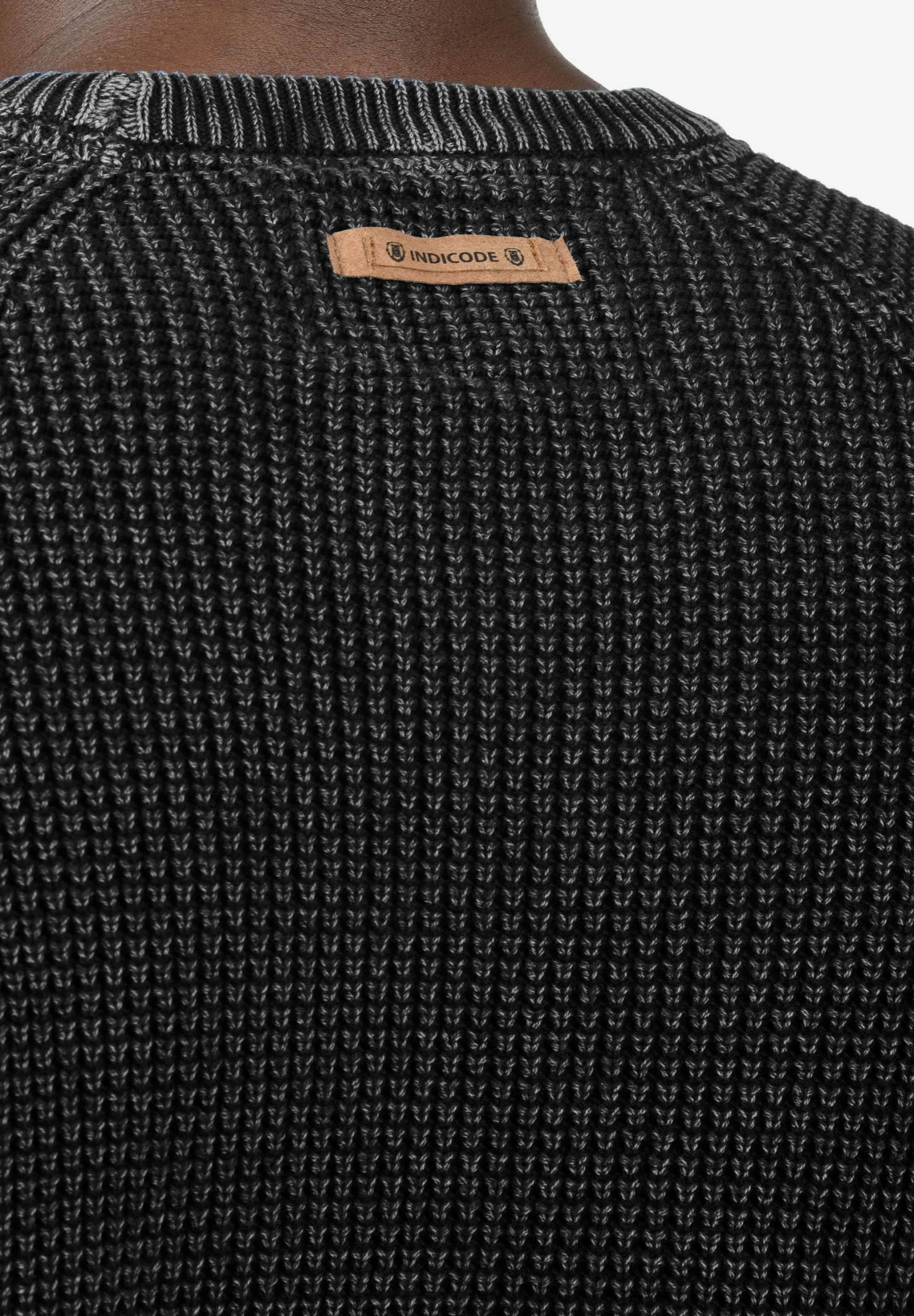 Indicode Jeans IDROCKFORD - Sweter - Czarny | Elegancki i Wygodny 3 Indicode Jeans IDROCKFORD - Sweter - Czarny | Elegancki i Wygodny - obrazek 3