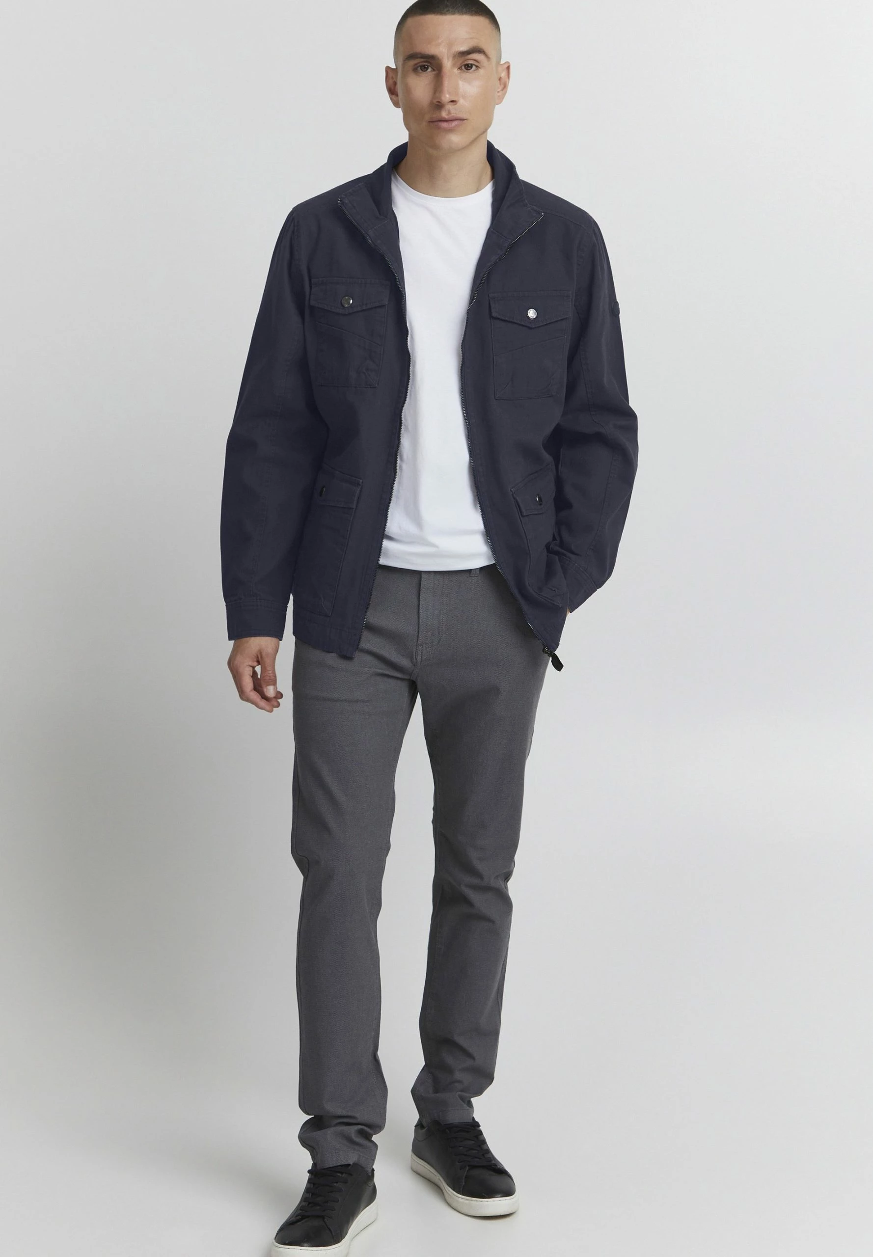 Indicode Jeans IDBOLVEN - Kurtka Wiosenna - Navy | Promocje Odzież 2 Indicode Jeans IDBOLVEN - Kurtka Wiosenna - Navy | Promocje Odzież - obrazek 2