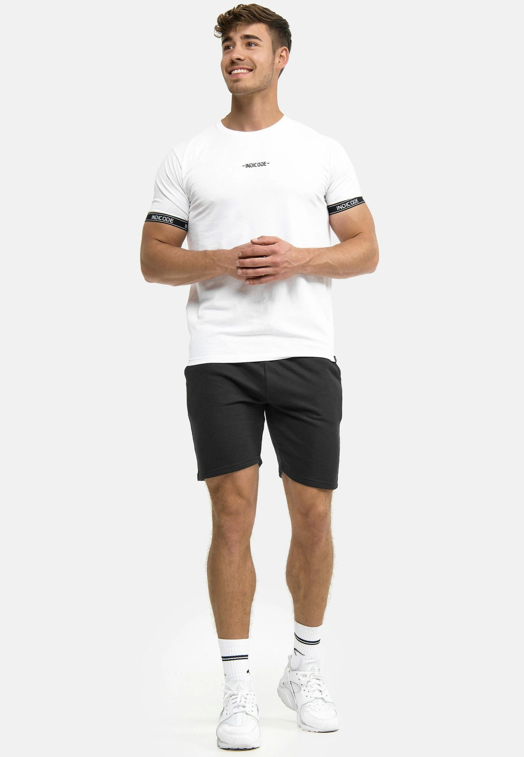 Indicode Jeans Yates - Szorty Męskie Czarny - Wygodne i Stylowe 2 Indicode Jeans Yates - Szorty Męskie Czarny - Wygodne i Stylowe - obrazek 2