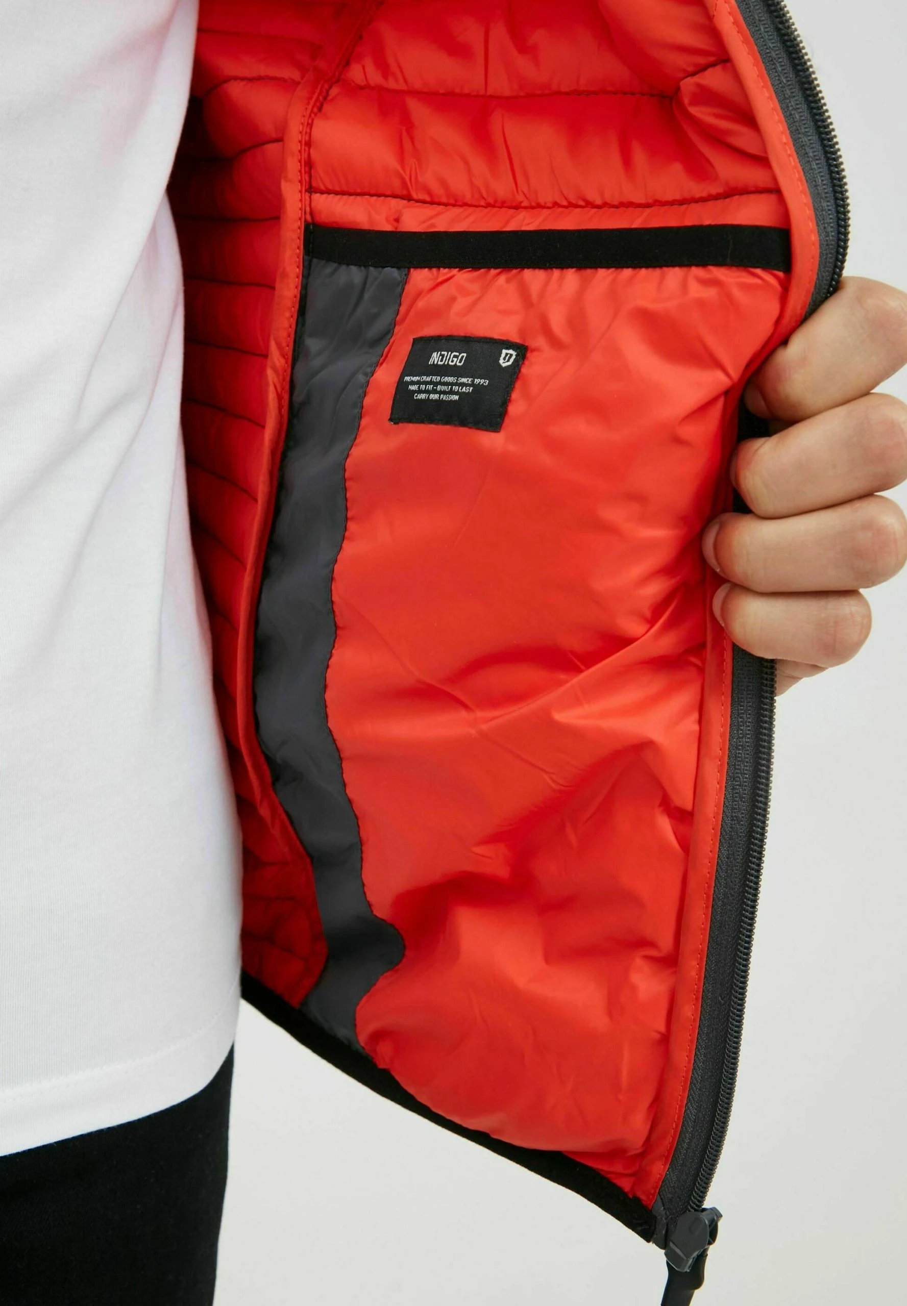 Indicode Jeans IDDAVITH - Kurtka Przejściowa - Dark Grey | Kurtki Męskie 5 Indicode Jeans IDDAVITH - Kurtka Przejściowa - Dark Grey | Kurtki Męskie - obrazek 5