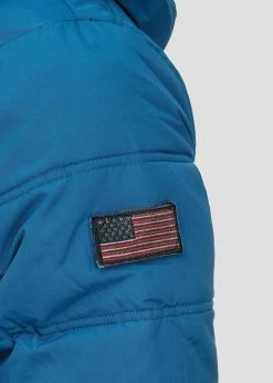 Indicode Jeans MARLON - Kurtka Zimowa - Sea Blue | Elegancka Kurtka Męska -Indicode Jeans Sklep d0237b32a6894fe5a5fa8290e157d737