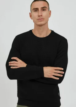 Sweter Indicode Jeans IDANTHONY - Czarny | Elegancki i Wygodny