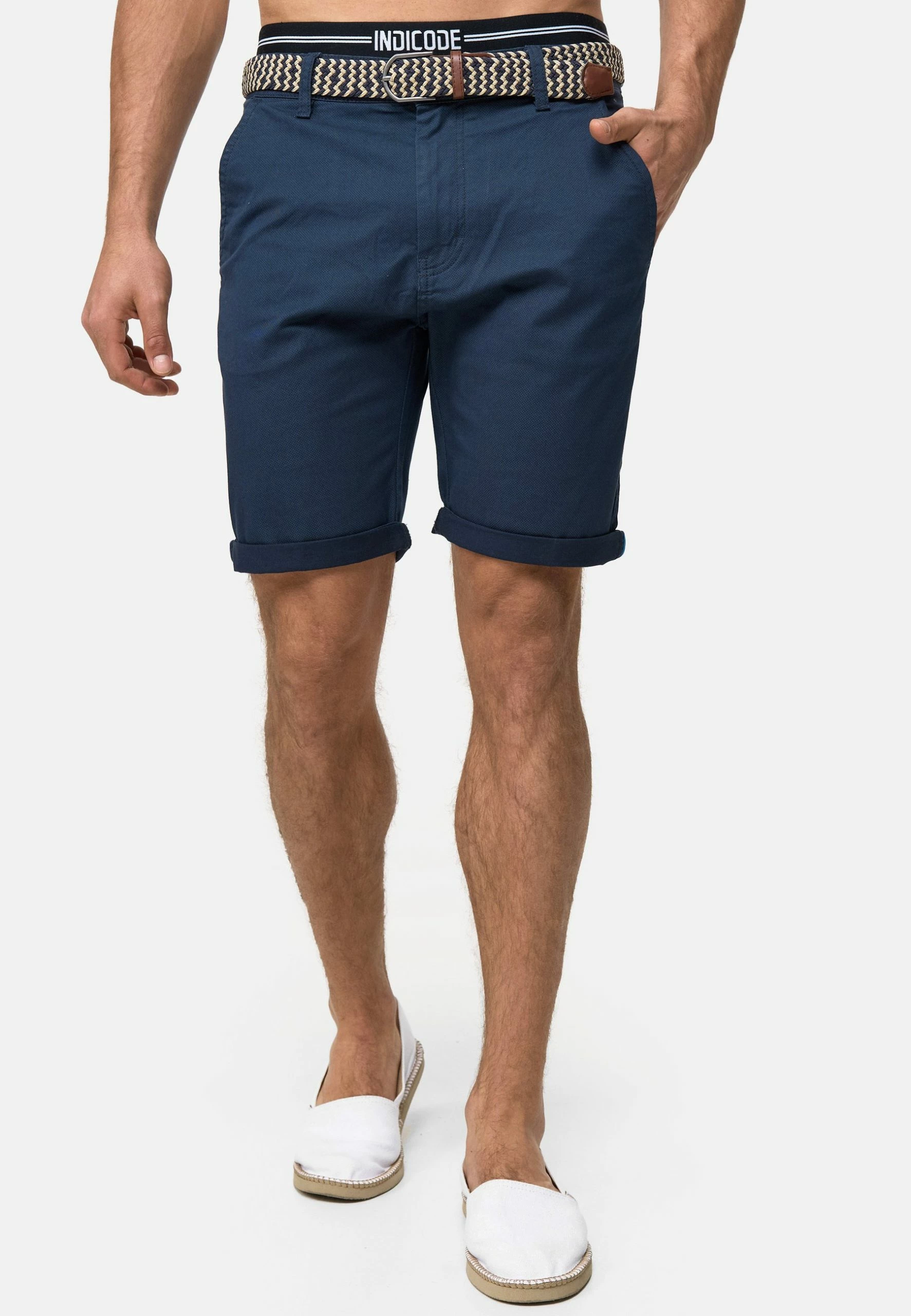 Indicode Jeans BALTIN - Szorty męskie w kolorze Navy - Wygoda i styl 1 Indicode Jeans BALTIN - Szorty męskie w kolorze Navy - Wygoda i styl