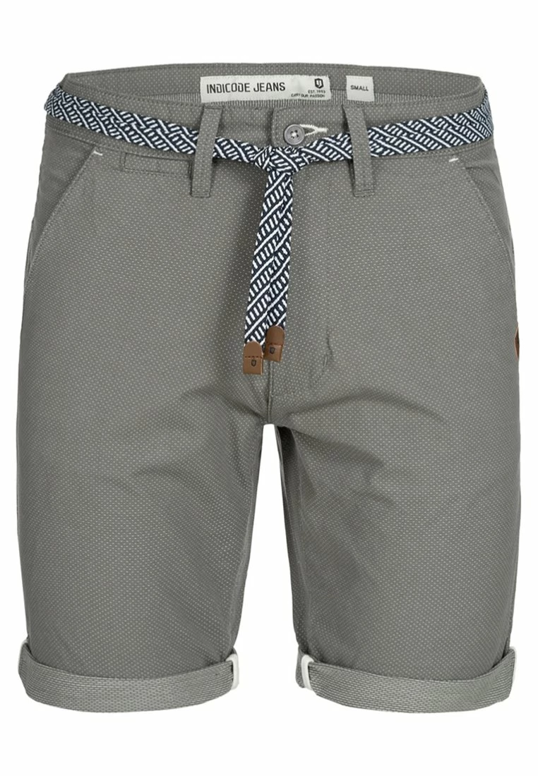 Indicode Jeans Szorty Męskie - Ciemny Szary | Wygoda i Styl 4 Indicode Jeans Szorty Męskie - Ciemny Szary | Wygoda i Styl - obrazek 4