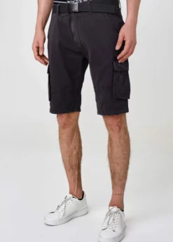 Indicode Jeans BLIXT - Szorty w kolorze Raven - Modne i Wygodne Krótkie Spodenki