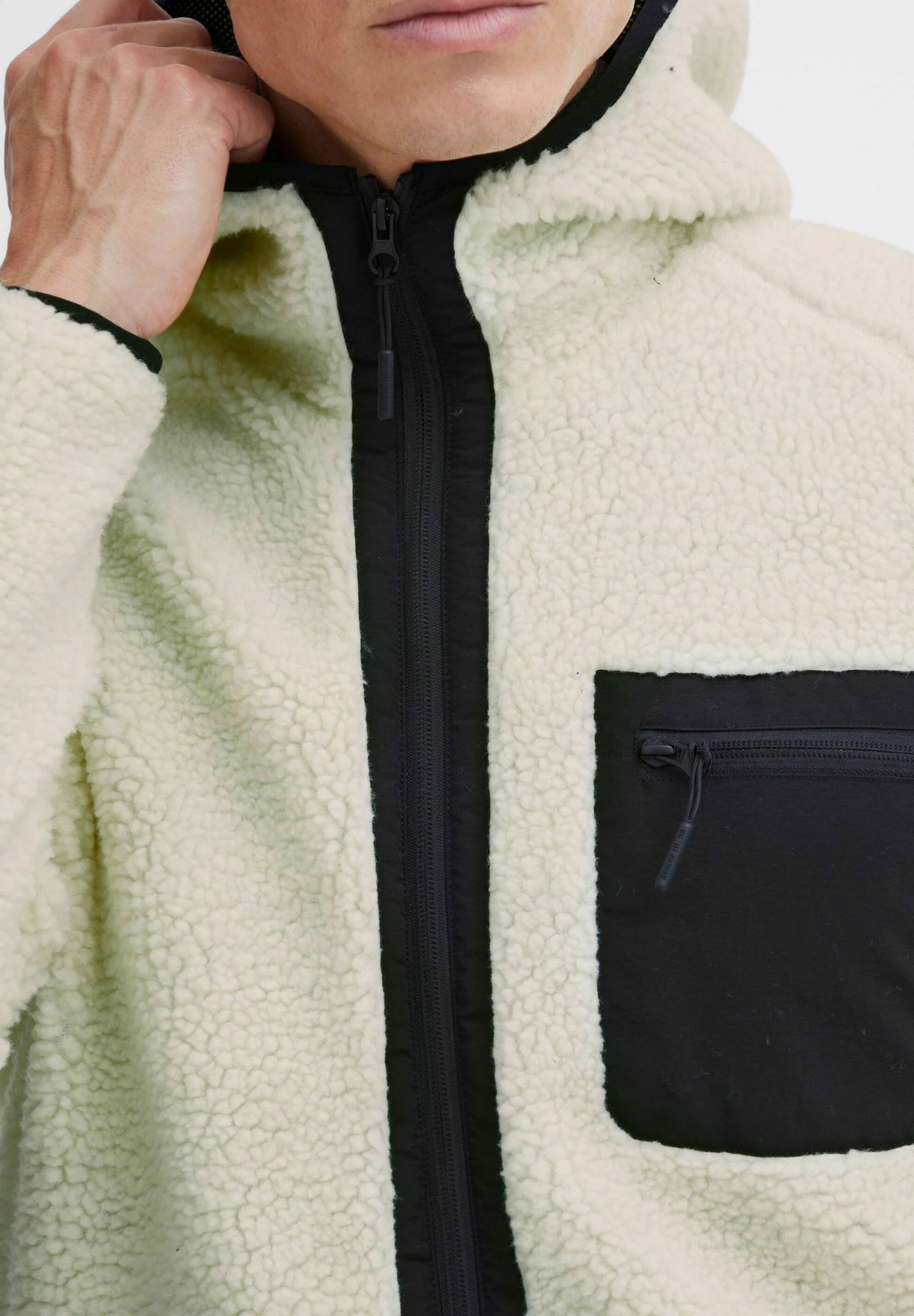 Indicode Jeans Kurtka Z Polaru - Biały Szparag | Bluzy/Odzież 4 Indicode Jeans Kurtka Z Polaru - Biały Szparag | Bluzy/Odzież - obrazek 4