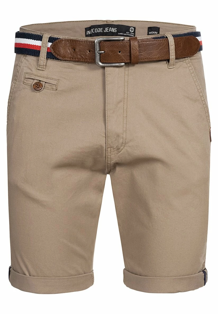 Indicode Jeans Szorty - Greige | Wygodne i Stylowe Szorty Damskie 6 Indicode Jeans Szorty - Greige | Wygodne i Stylowe Szorty Damskie - obrazek 6