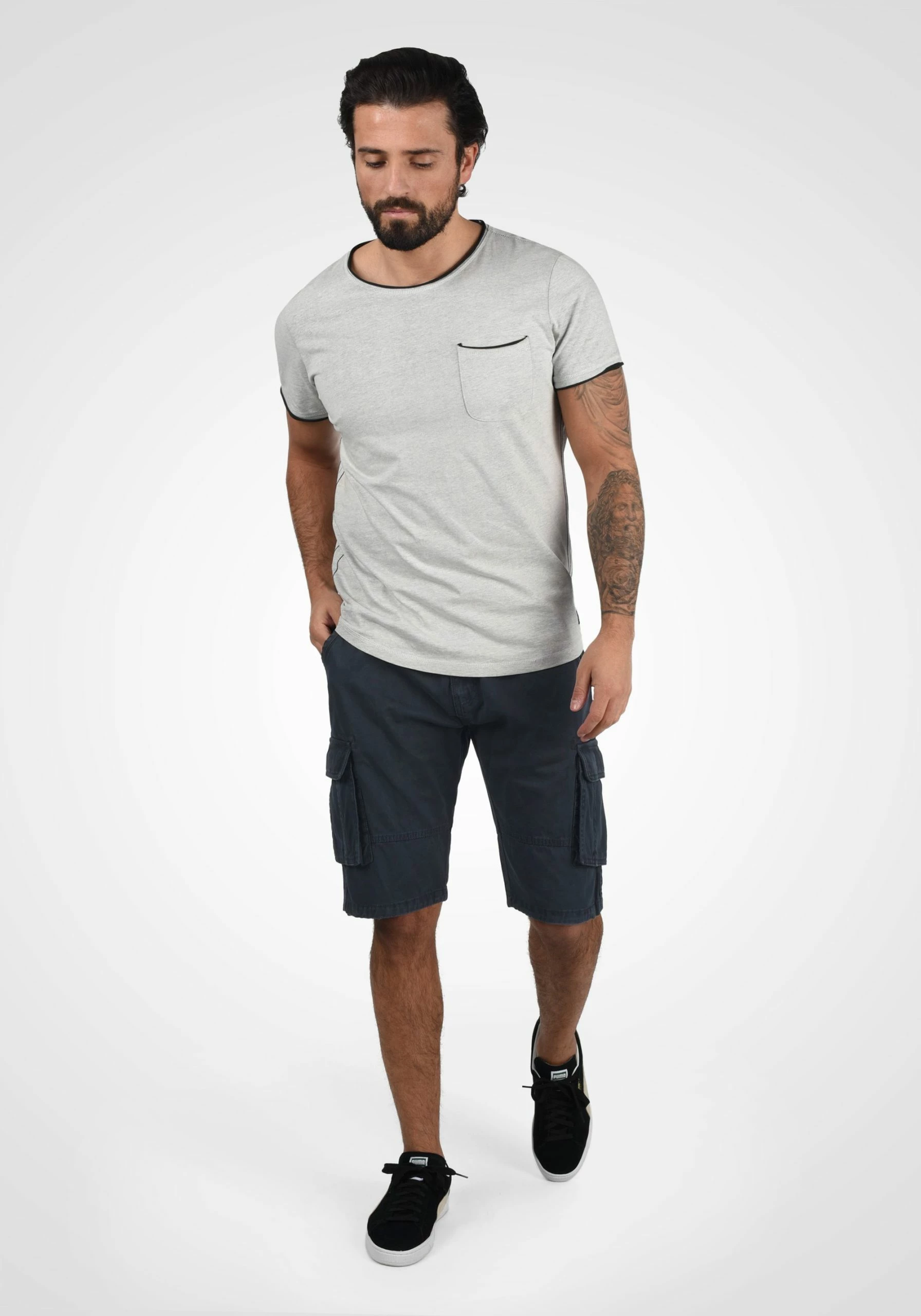 Indicode Jeans IDCOSTA - Szorty męskie w kolorze navy - Wygodne i stylowe 2 Indicode Jeans IDCOSTA - Szorty męskie w kolorze navy - Wygodne i stylowe - obrazek 2