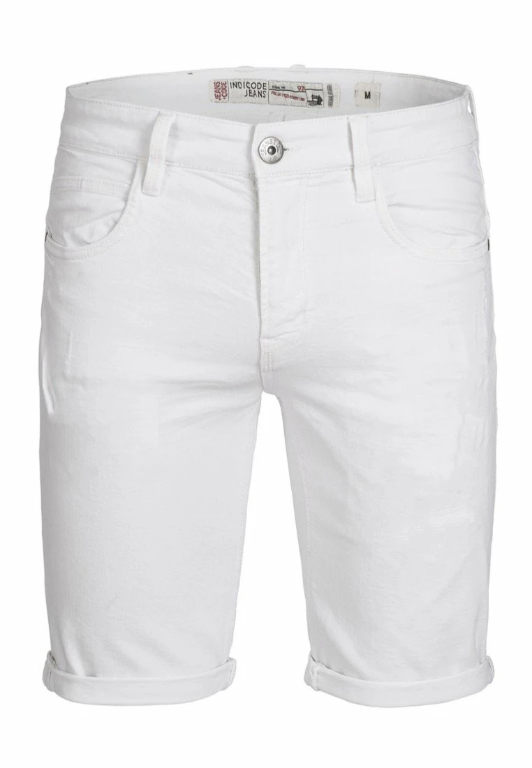Indicode Jeans CUBA CADEN - Szorty Jeansowe Offwhite - Modne i Wygodne 4 Indicode Jeans CUBA CADEN - Szorty Jeansowe Offwhite - Modne i Wygodne - obrazek 4