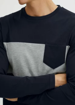 Indicode Jeans IDMATHEO - Bluzka Z Długim Rękawem - Navy | Modne Koszulki Męskie -Indicode Jeans Sklep d8e702ff15344238acc00f398c4a242b scaled