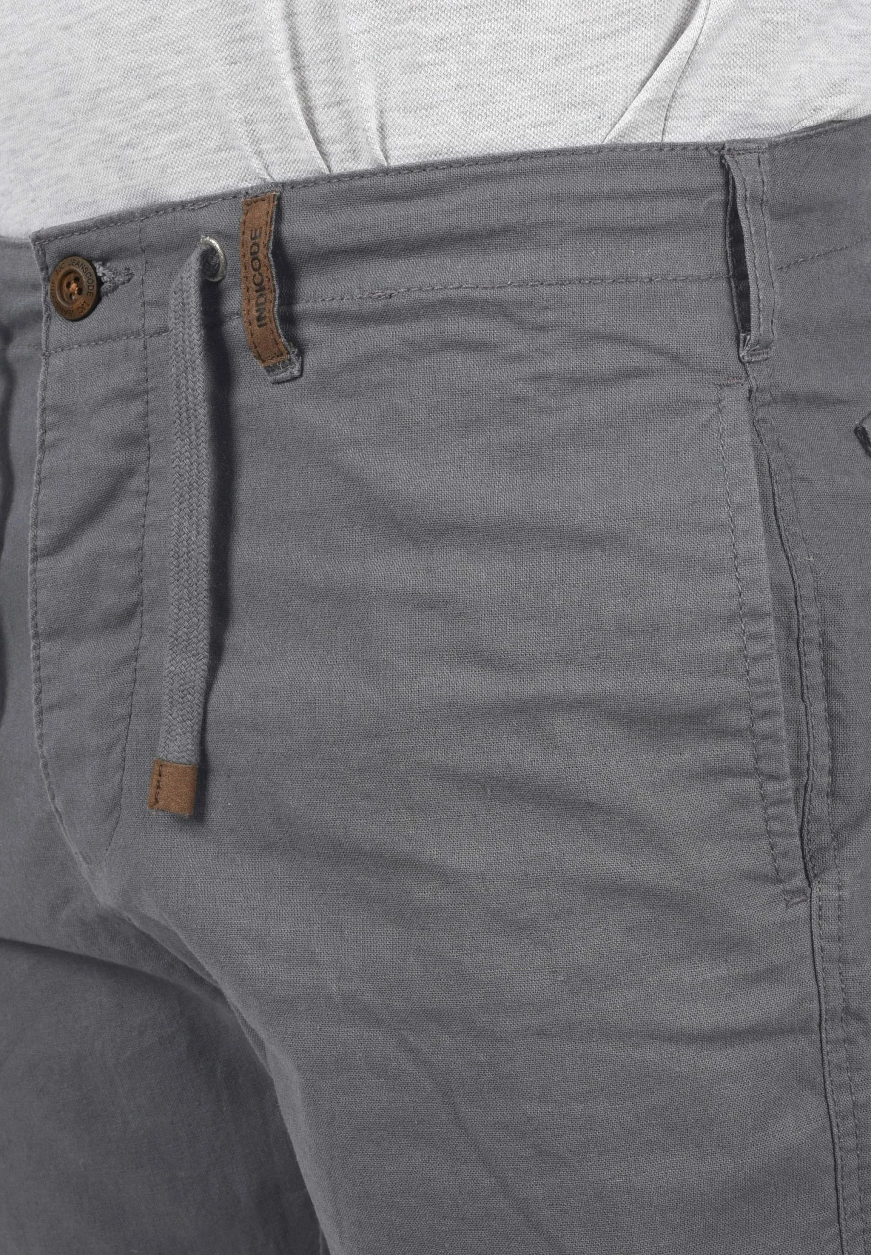 Indicode Jeans IDMOSES - Szorty - Iron | Eleganckie i Wygodne Szorty Męskie 4 Indicode Jeans IDMOSES - Szorty - Iron | Eleganckie i Wygodne Szorty Męskie - obrazek 4