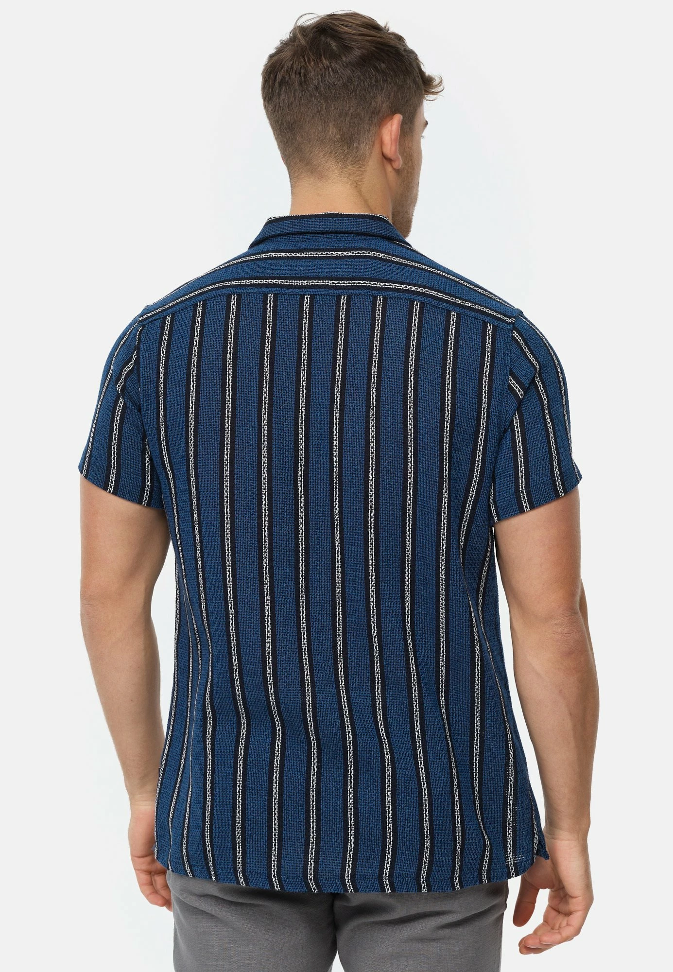 Indicode Jeans Koszula - Ciemnoniebieska | Wysoka Jakość | Odzież Męska 3 Indicode Jeans Koszula - Ciemnoniebieska | Wysoka Jakość | Odzież Męska - obrazek 3