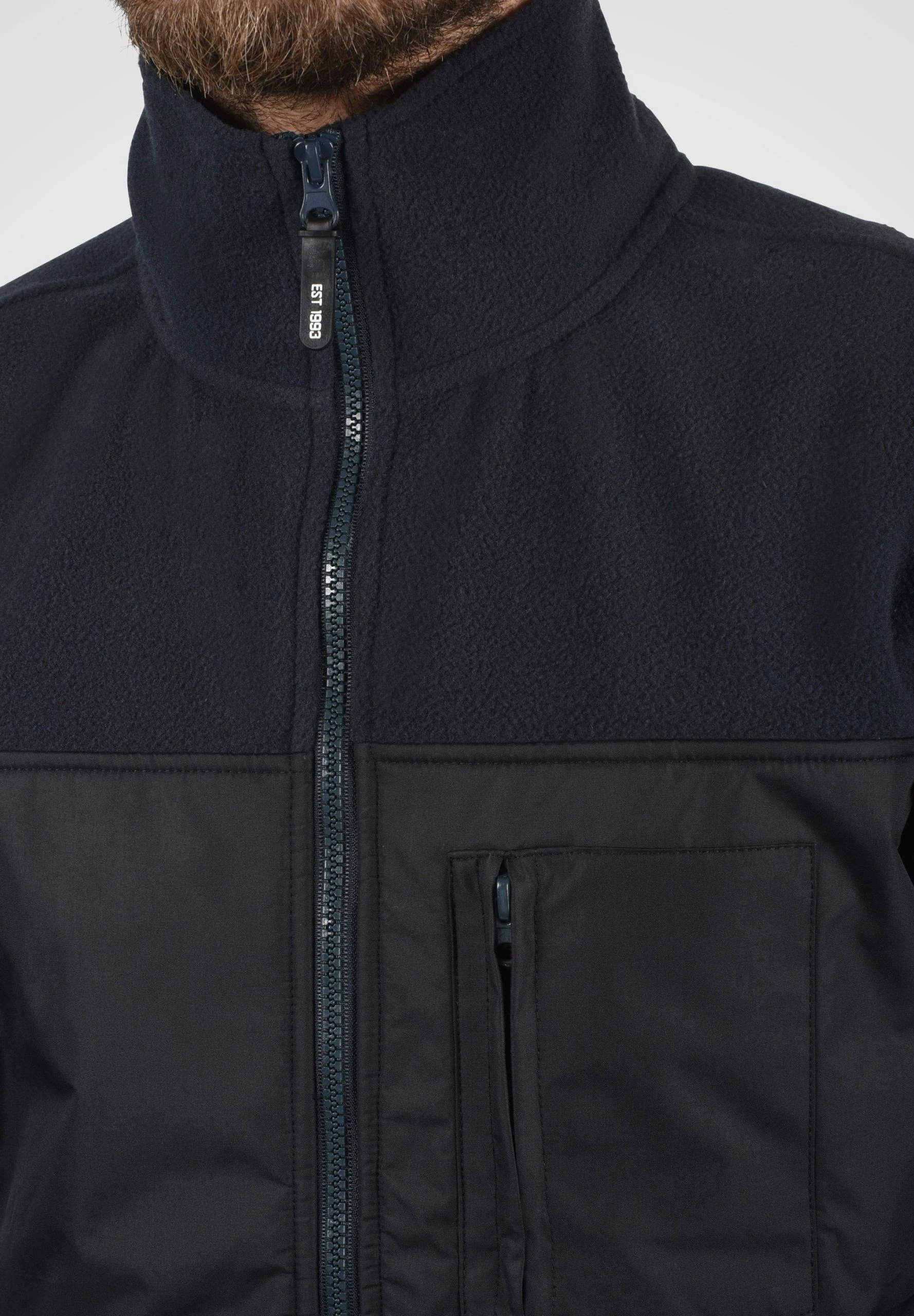 Indicode Jeans IDBIRCH - Kurtka Z Polaru - Navy | Bluzy/Odzież 4 Indicode Jeans IDBIRCH - Kurtka Z Polaru - Navy | Bluzy/Odzież - obrazek 4