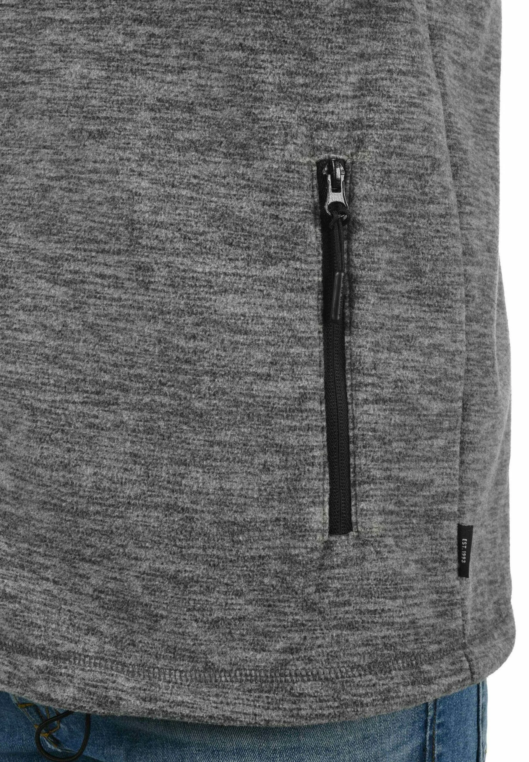 Kurtka Z Polaru Indicode Jeans IDWILTON - Czarna | Odzież Męska 6 Kurtka Z Polaru Indicode Jeans IDWILTON - Czarna | Odzież Męska - obrazek 6