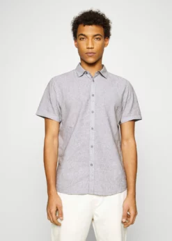 Indicode Jeans MASSIMO - Koszula - Pewter | Męskie jeansy wysokiej jakości