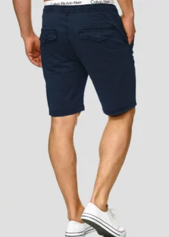 Indicode Jeans KELOWNA - Szorty Męskie w Ciemnoniebieskim Kolorze -Indicode Jeans Sklep dd53d0fc3f5842ff82955502ffd6ee1e