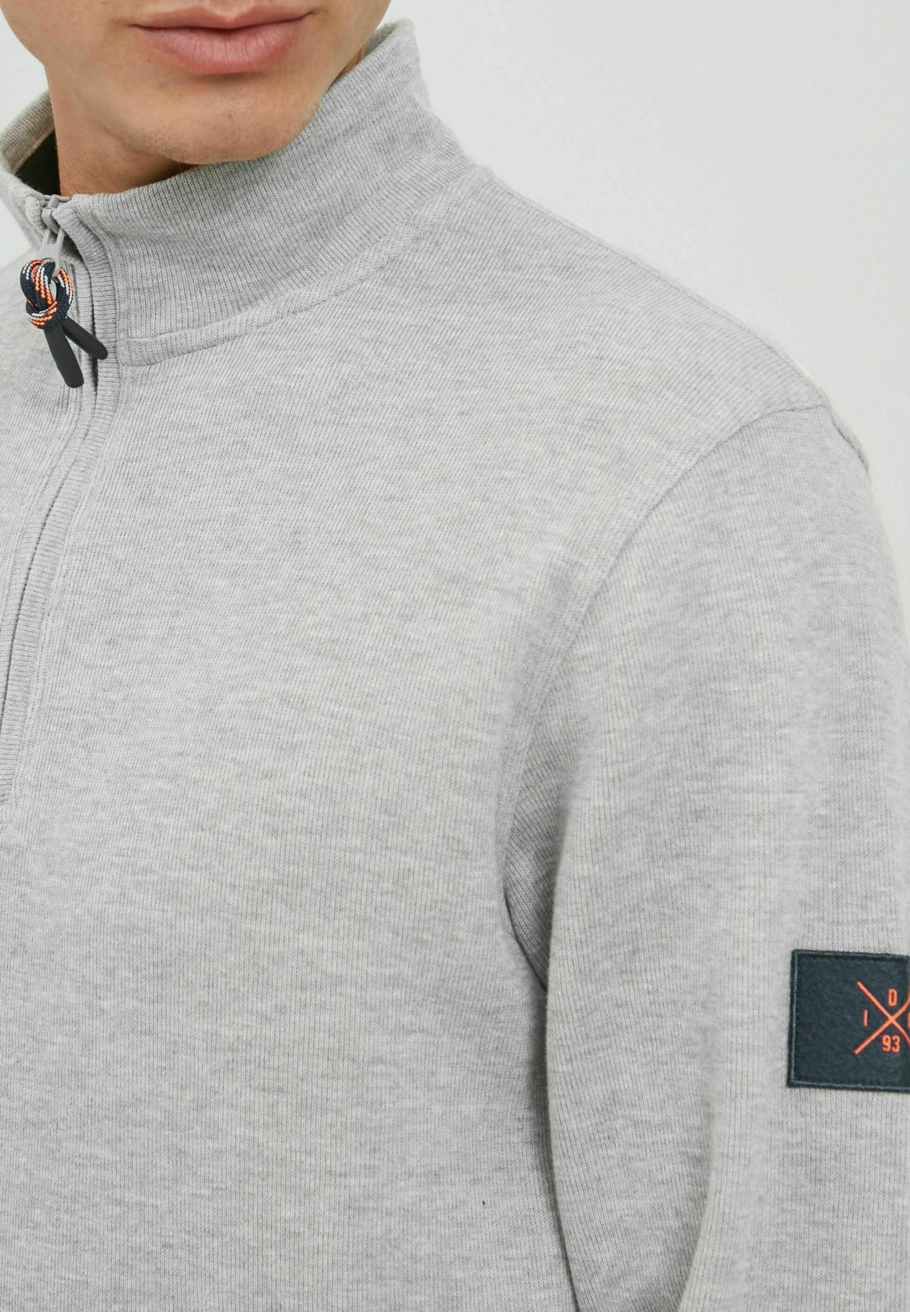 Sweter Indicode Jeans IDARCELINO - Light Grey Mix | Odzież Męska 4 Sweter Indicode Jeans IDARCELINO - Light Grey Mix | Odzież Męska - obrazek 4