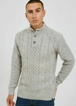 Indicode Jeans IDBENAT - Sweter - Ecru | Promocje w Odzież