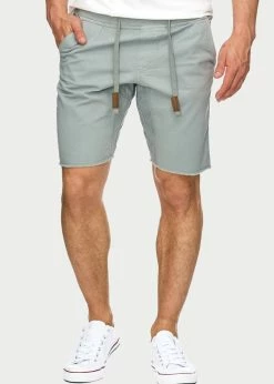 Indicode Jeans CARVER - Szorty Jeansowe - Szary - Wysoka Jakość i Komfort