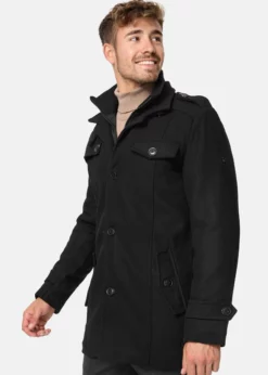 Indicode Jeans BRANDAN - Krótki Płaszcz - Czarny | Modna Męska Odzież -Indicode Jeans Sklep e83cfd4dcdc5442b81502d6b27142fda scaled