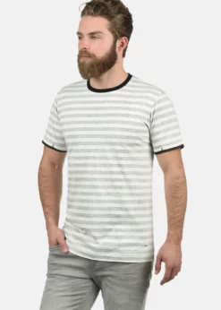 Indicode Jeans IDRENI - T-shirt Z Nadrukiem - Czarny | Odzież Męska