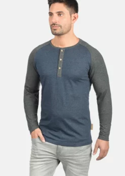 Indicode Jeans WINSTON - Bluza Męska w Kolorze Navy Mix - Wysoka Jakość i Styl