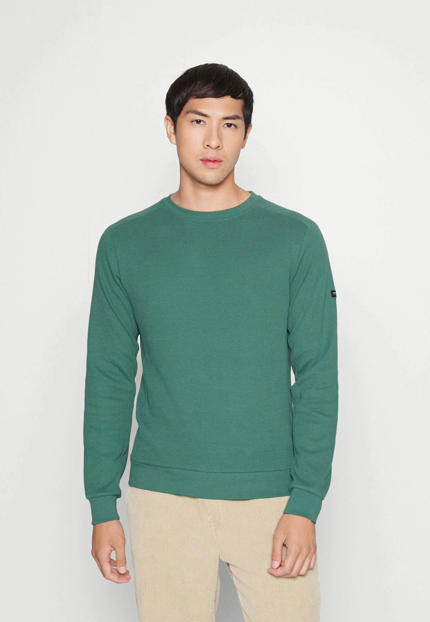 Indicode Jeans Bluza Prep Green - Męska Bluza Z Kapturem | Odzież Męska 1 Indicode Jeans Bluza Prep Green - Męska Bluza Z Kapturem | Odzież Męska