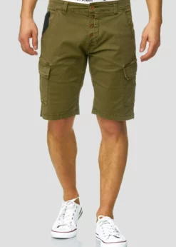 Indicode Jeans Szorty - Army | Krótkie Spodenki Męskie | Odzież