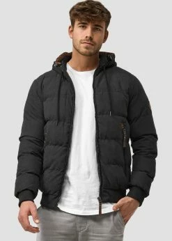 Indicode Jeans Kurtka Zimowa - Czarna | Kurtki Męskie i Damskie | Modna i Ciepła