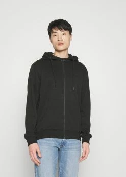 Indicode Jeans WALTON - Bluza Rozpinana - Czarna | Bluzy Rozpinane | Odzież Męska