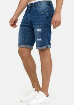 Indicode Jeans CUBA CADEN - Szorty Jeansowe - Blau | Promocje Odzieżowe -Indicode Jeans Sklep f424e4b737484c55b74851a40b736a56 scaled
