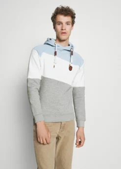Indicode Jeans PESSAC - Bluza Z Kapturem - Skyblue | Bluzy Męskie | Modna Odzież