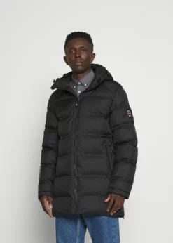 Indicode Jeans BANU - Płaszcz Zimowy - Czarny | Elegancki i Ciepły Płaszcz Zimowy