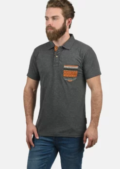 Indicode Jeans IDALASTAIR - Koszulka Polo - Szara | Elegancka i Wygodna