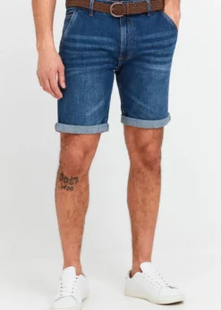 Indicode Jeans IDQUINCY - Szorty Jeansowe w Kolorze Niebieskim | Wysoka Jakość | Odzież Męska -Indicode Jeans Sklep f6ee0d7825604847a5f00335a53ba477 scaled