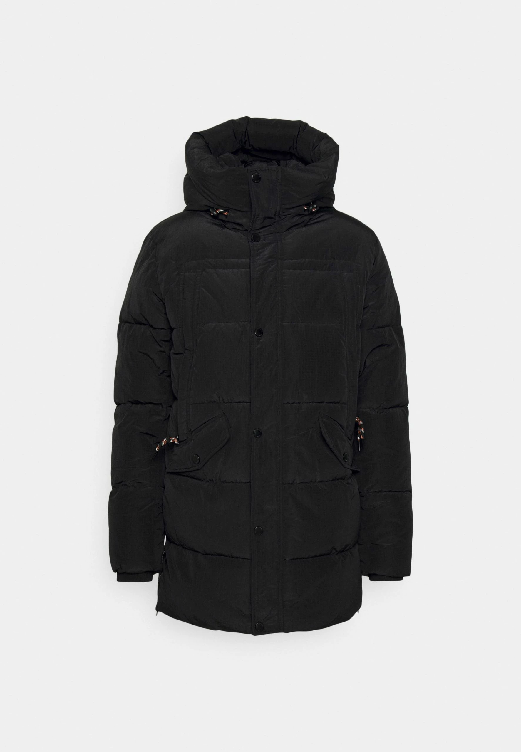 Indicode Jeans SULMON - Płaszcz Zimowy - Czarny | Elegancki i Ciepły Płaszcz Męski 7 Indicode Jeans SULMON - Płaszcz Zimowy - Czarny | Elegancki i Ciepły Płaszcz Męski - obrazek 7