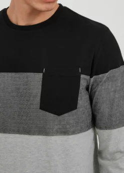 Indicode Jeans IDAMADEO - Długa Bluzka Z Rękawem - Czarna - Odzież Męska -Indicode Jeans Sklep f94effdaa63f4639907168cac506385a scaled