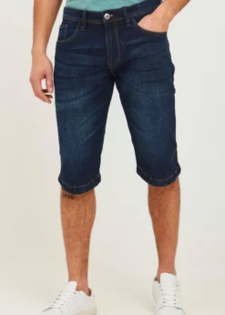 Indicode Jeans IDQUINCE - Szorty Jeansowe - Dark Blue | Wysoka jakość | Modne szorty męskie