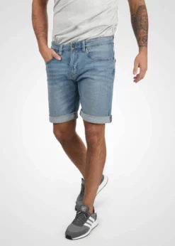 Indicode Jeans IDQUENTIN - Szorty Jeansowe w Kolorze Niebieskim