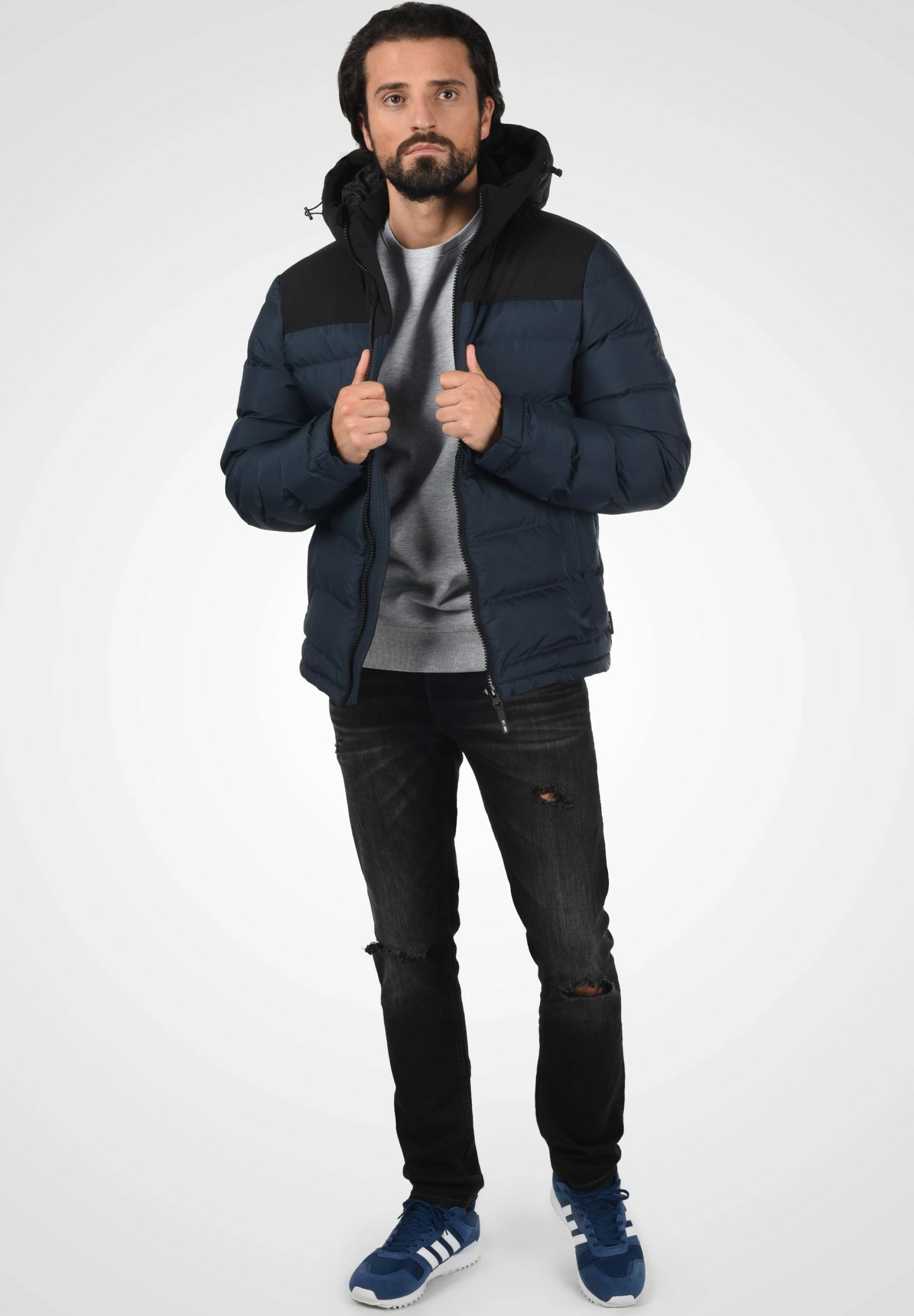 Indicode Jeans IDGAIUS - Kurtka Zimowa - Navy | Kurtki Męskie Zimowe 2 Indicode Jeans IDGAIUS - Kurtka Zimowa - Navy | Kurtki Męskie Zimowe - obrazek 2