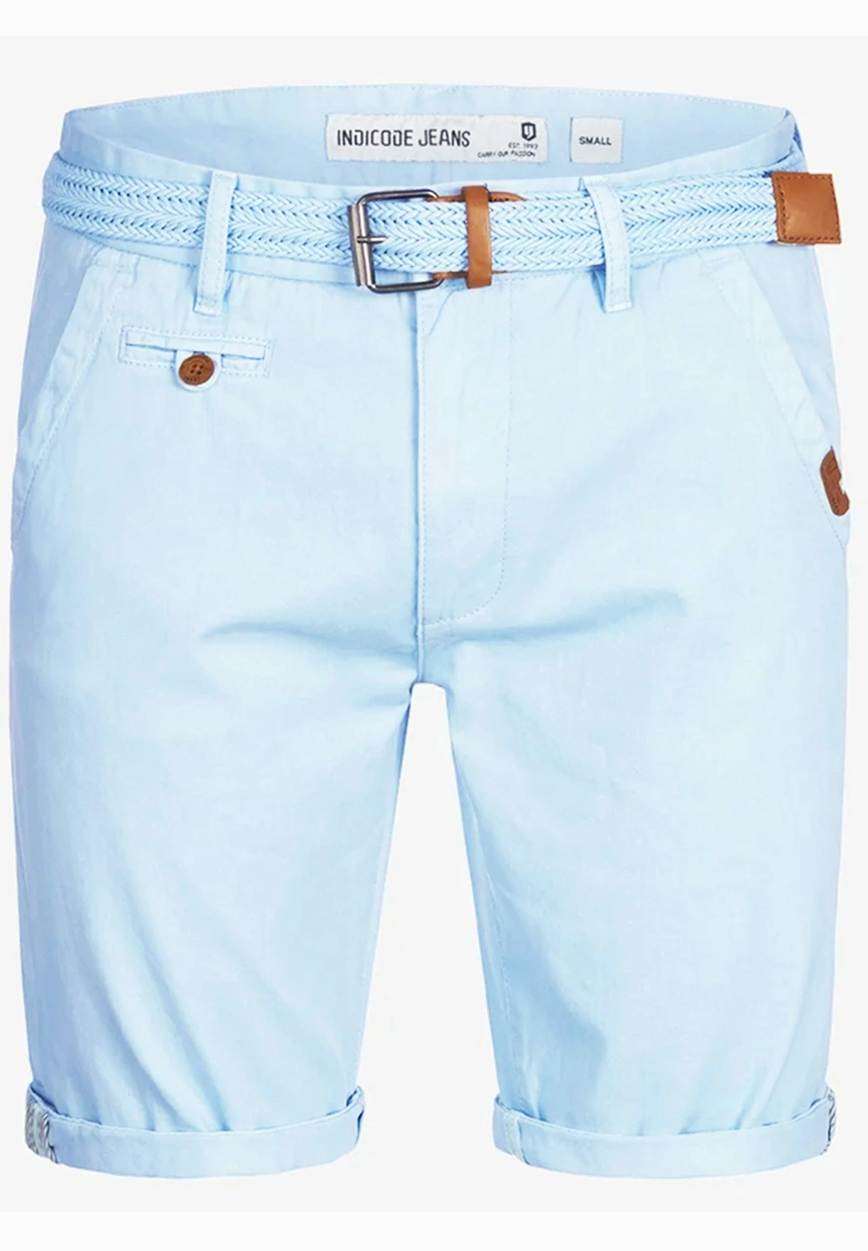 Indicode Jeans CASUAL FIT - Szorty - Blau Palace Blue | Wygodne Szorty Męskie 6 Indicode Jeans CASUAL FIT - Szorty - Blau Palace Blue | Wygodne Szorty Męskie - obrazek 6