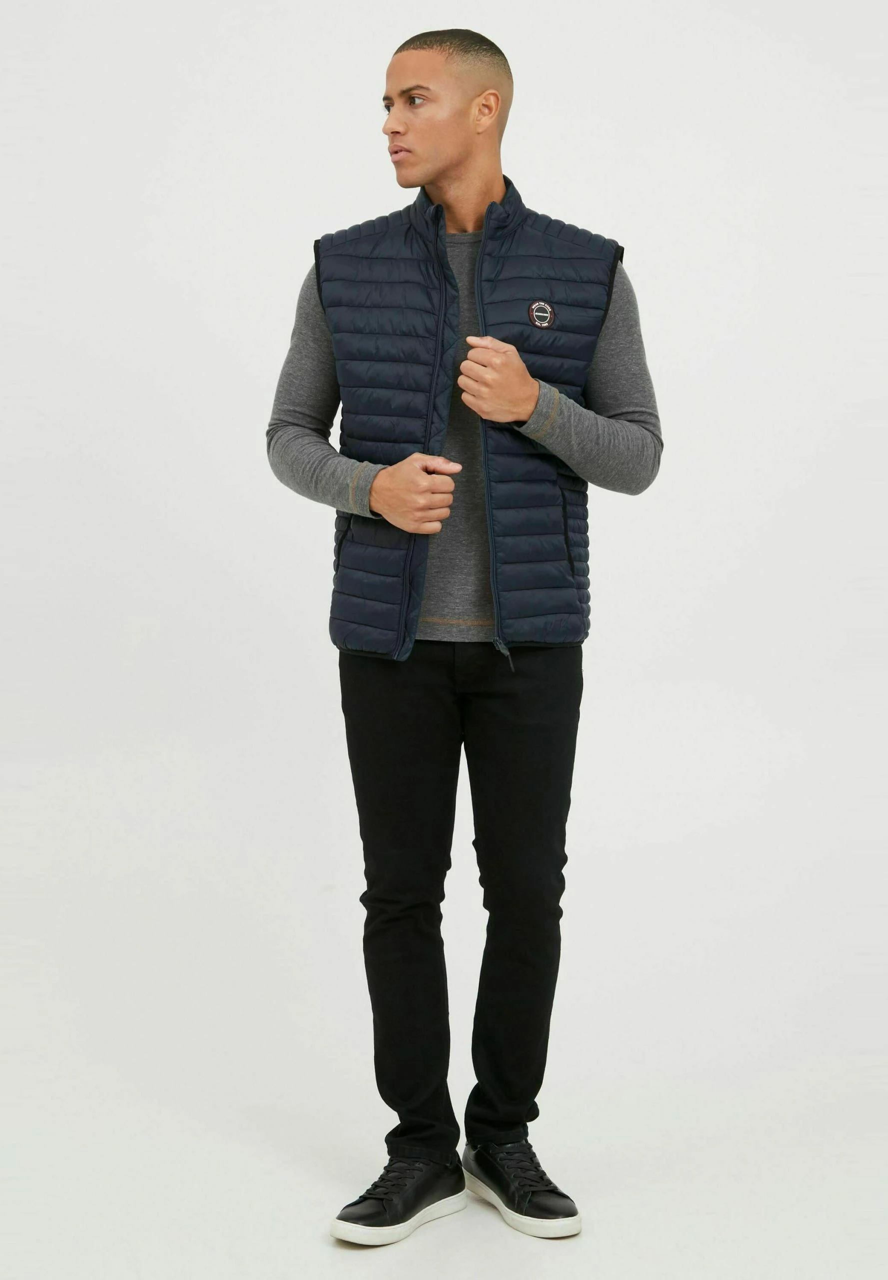 Indicode Jeans IDDAVIDE - Kamizelka - Navy | Kurtki Męskie | Modowa Odzież 2 Indicode Jeans IDDAVIDE - Kamizelka - Navy | Kurtki Męskie | Modowa Odzież - obrazek 2